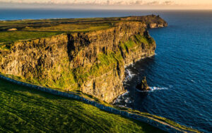 Cliffs in Ireland with PTS Tours
