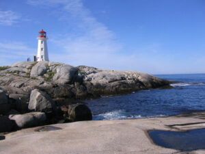 Lighthouse in Nova Scotia with PTS Tours